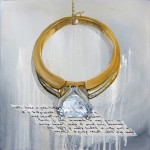 Diamond Ring,16x16" Giclee Print on Watercolor Paper